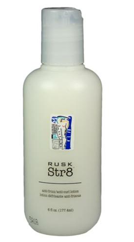Rusk Str8 Anti-Frizz and Anti-Curl lotion 6 oz