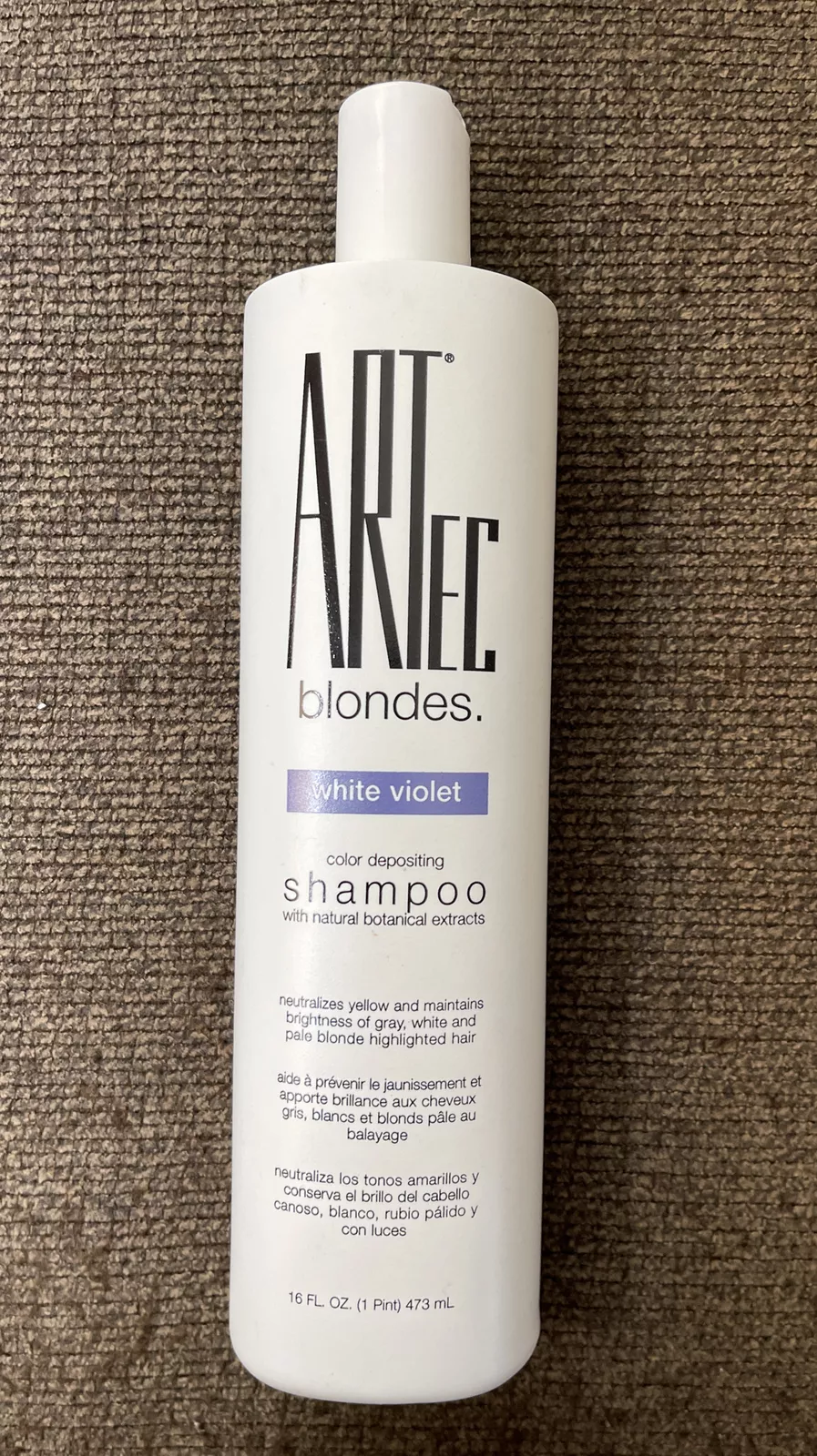 Artec Color Depositing White Violet Shampoo 8 oz Original