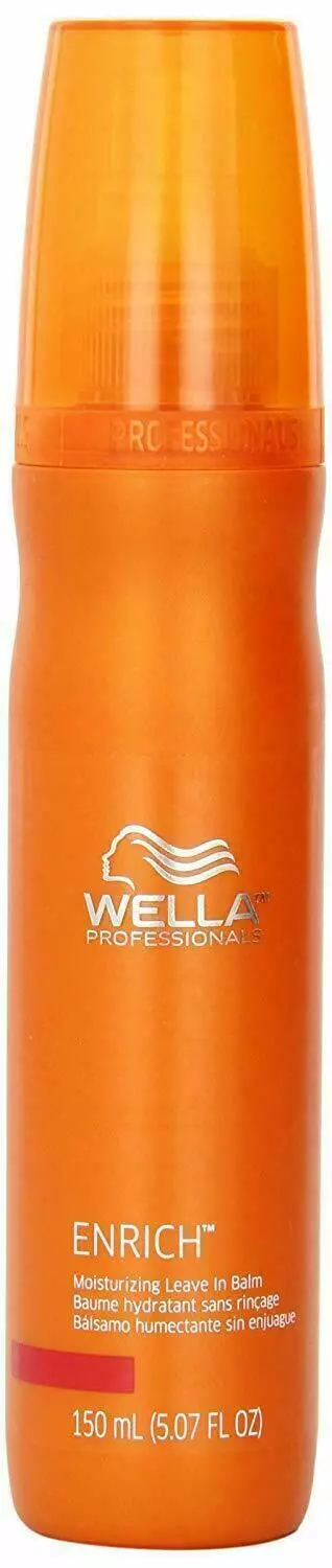 Wella Enrich Moisturizing Leave In Balm, 5.07 oz/150 ml (S)