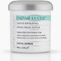 Pharmagel Enzyme Ex-Cell - Gentle Papaya Face Exfoliator Scrub for All Skin Types - 18 Ounces (S)