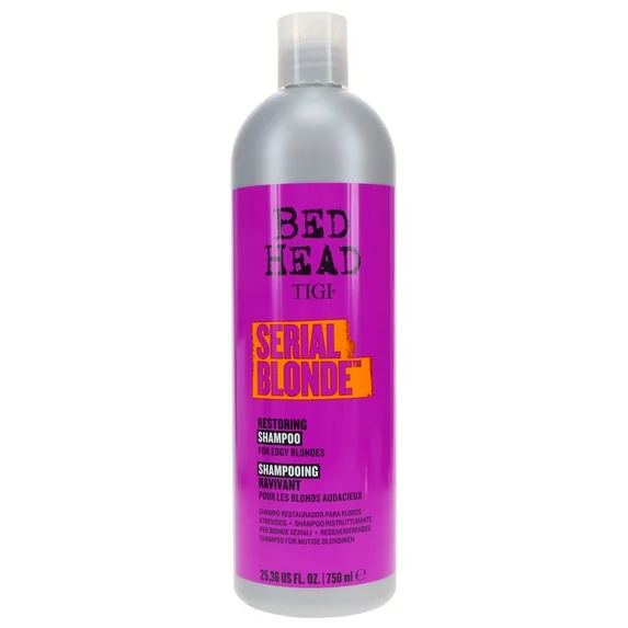 Bed Head by TIGI Serial Blonde Purple Shampoo for Cool Blonde Hair 20.29 oz