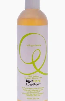 DEVACARE LOW-POO MILD LATHER CLEANSER 12oz (S)