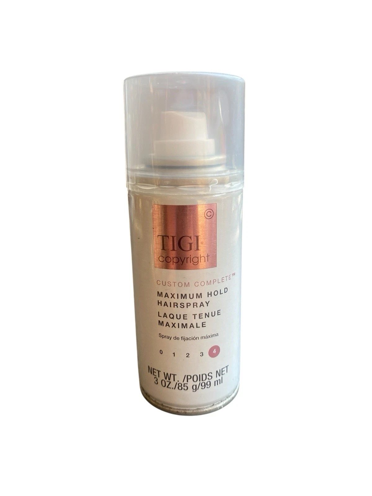TIGI Copyright Custom Complete Maximum Hold Hairspray 3 Oz Sold in Sets of 6 (V)