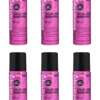SEXY Vibrant Sexy Color Lock Hairspray 1.5 Oz - sets of 6 - Travel (V)                                                           Travel