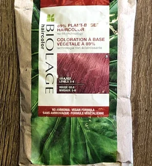 Matrix Biolage Plant Based Vegan Formula Haircolor 3.5oz Goji Red (G)