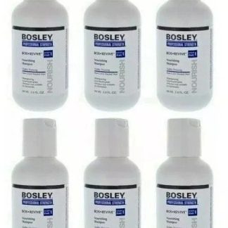 Bosley BOS Revive Shampoo for Non-Color Treated Hair 2 Oz travel size  set of 2 (V)