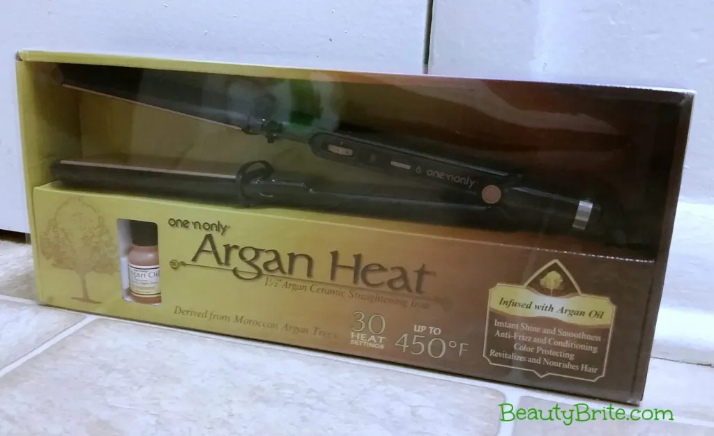 One N Only Argan Heat Ceramic 1 1/2" Straightening Iron (V)