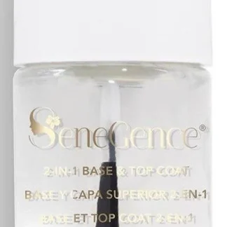 SeneGence Non- Toxic 17-Free NAIL POLISH - 2-in-1 Base & Top Coat  .34 oz