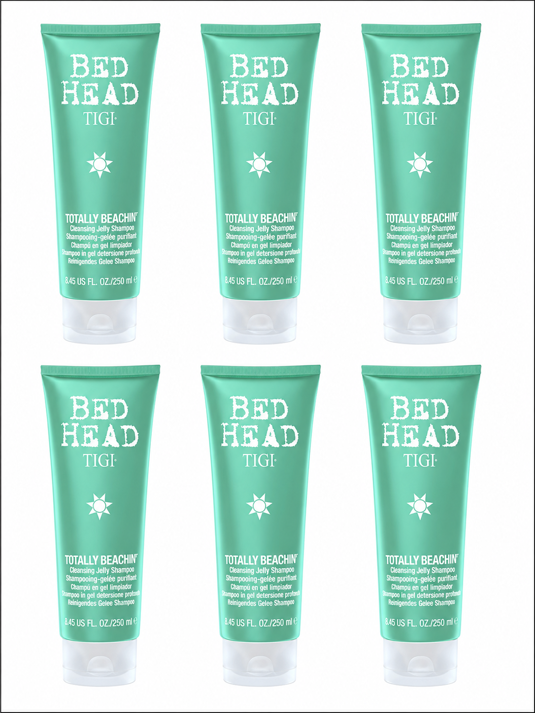 TIGI Bed Head Totally Beachin' Shampoo 2.54 Oz. - travel - sold in sets of 6 (VB)