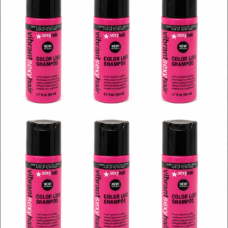 Sexy Hair Vibrant Color Lock Shampoo Color Conserve 1.7 oz - travel-sold in sets of 6 (V)
