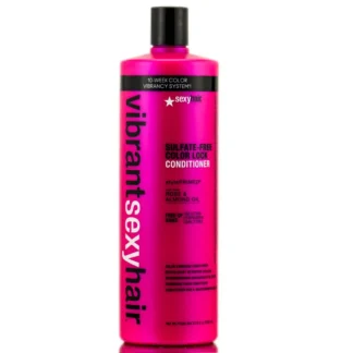 Sexy Hair Vibrant Sexy Color Lock Sulfate-Free Color Conserve Conditioner 33.8 oz (V)