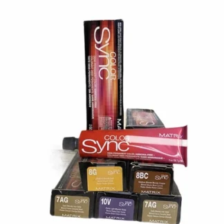 Matrix Color Sync Vinyls Demi-Permanent Hair Color 2 oz Gilded Gold