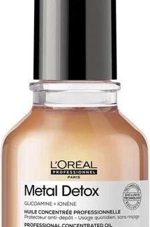 L’Oréal Professionnel Metal Detox Concentrated Oil for Soft, Shiny, Silky Hair