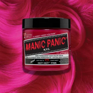 N.Y.C. Manic Panic Semi-Permanent Hair Color Cream 4 oz Hot Hot Pink