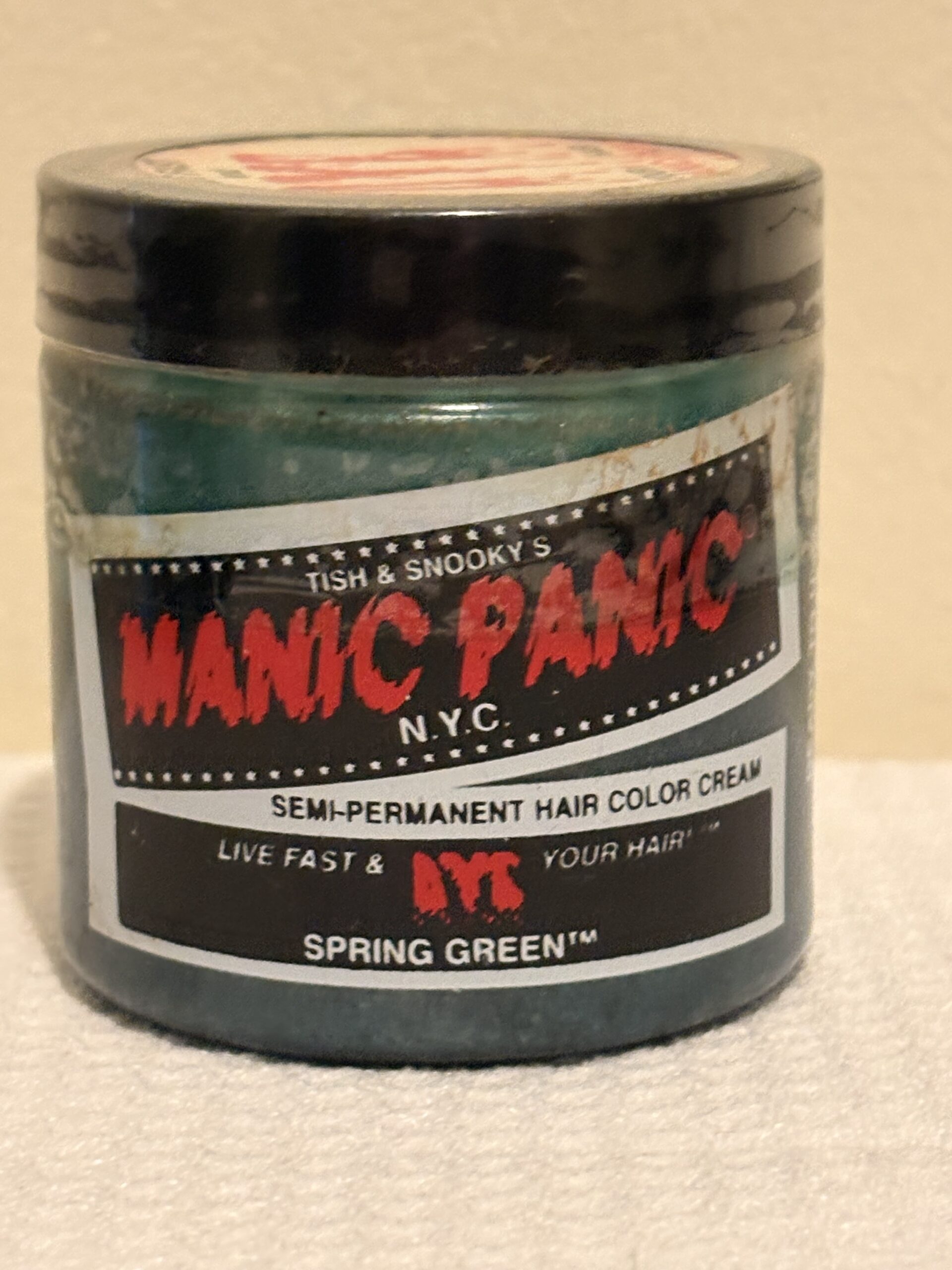 N.Y.C. Manic Panic Semi-Permanent Hair Color Cream 4 oz Spring Green
