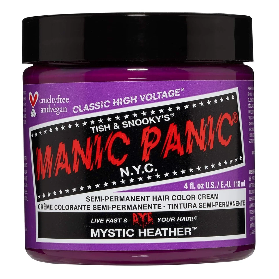 N.Y.C. Manic Panic Semi-Permanent Hair Color Cream 4 oz Mystic Heather