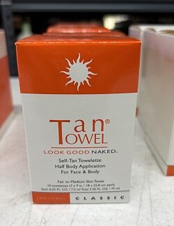Tan Towel Look Good Naked Self Tan Towelette-Fair/MEDIUM 10 PACK BOX (S)